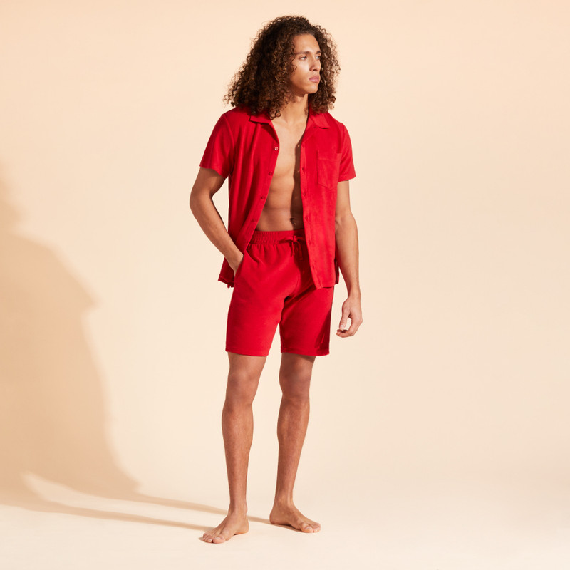 Unisex Terry Bowling Shirt Solid 5