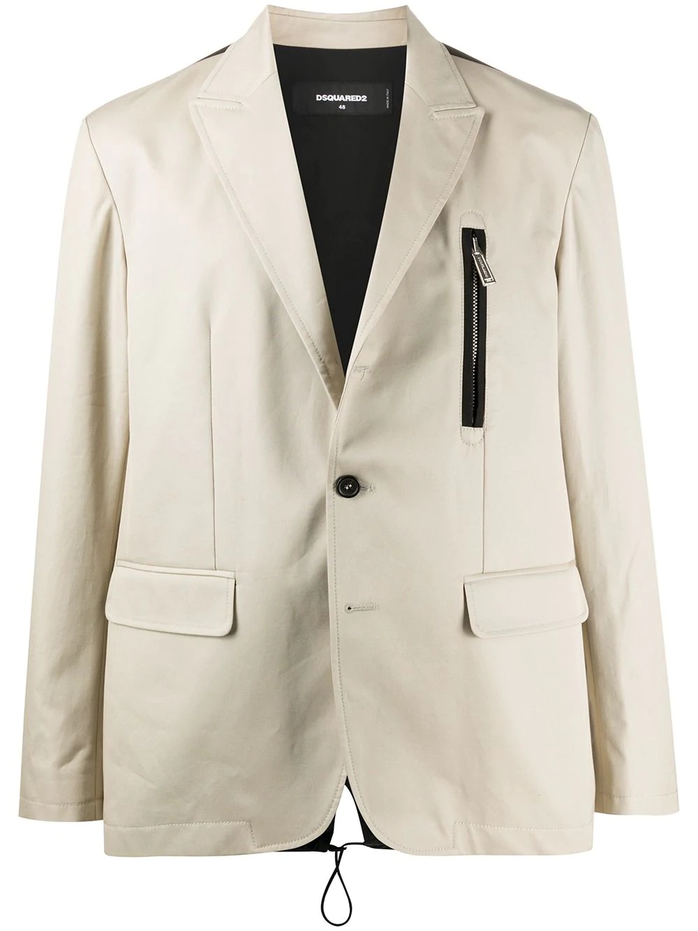 deconstructed blazer jacket - 1