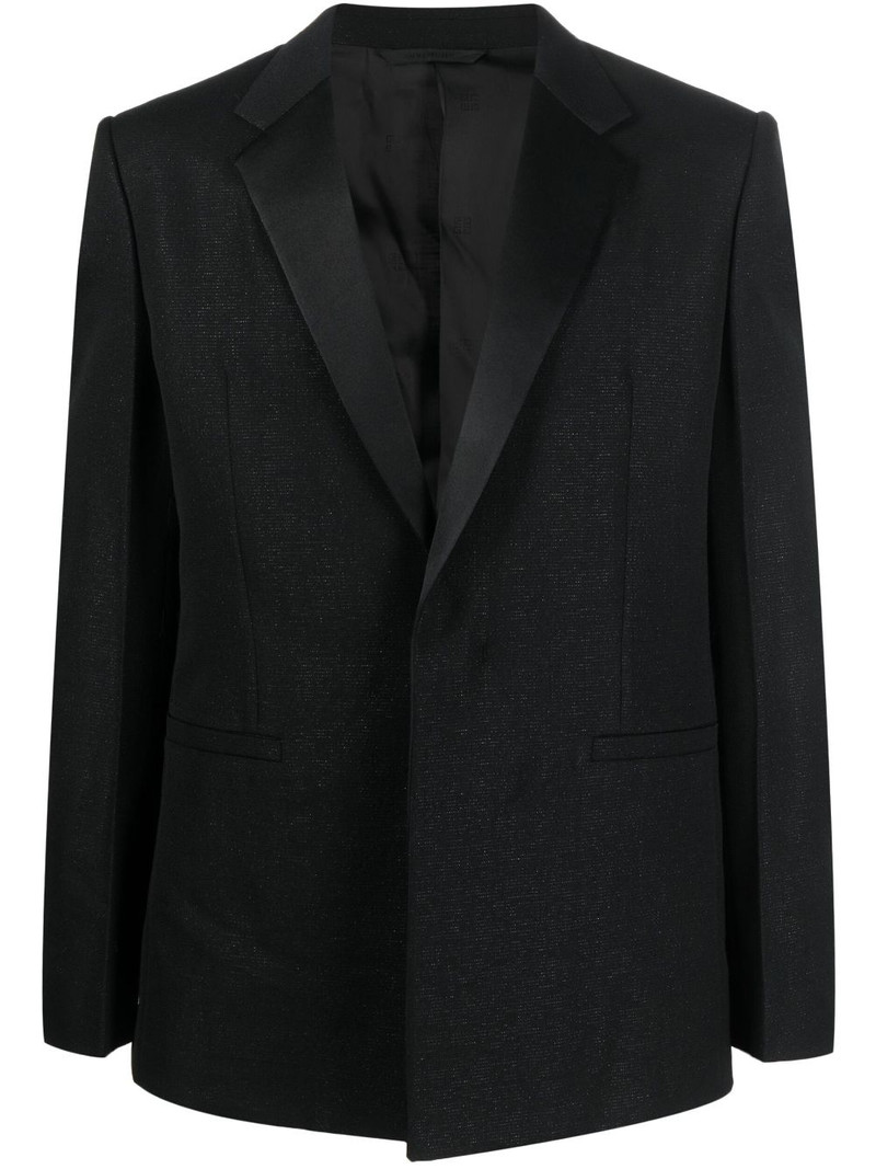 single-breasted wool blazer 1