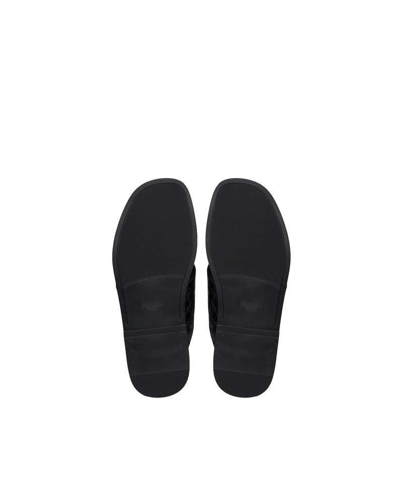 Crocodile leather slides 5