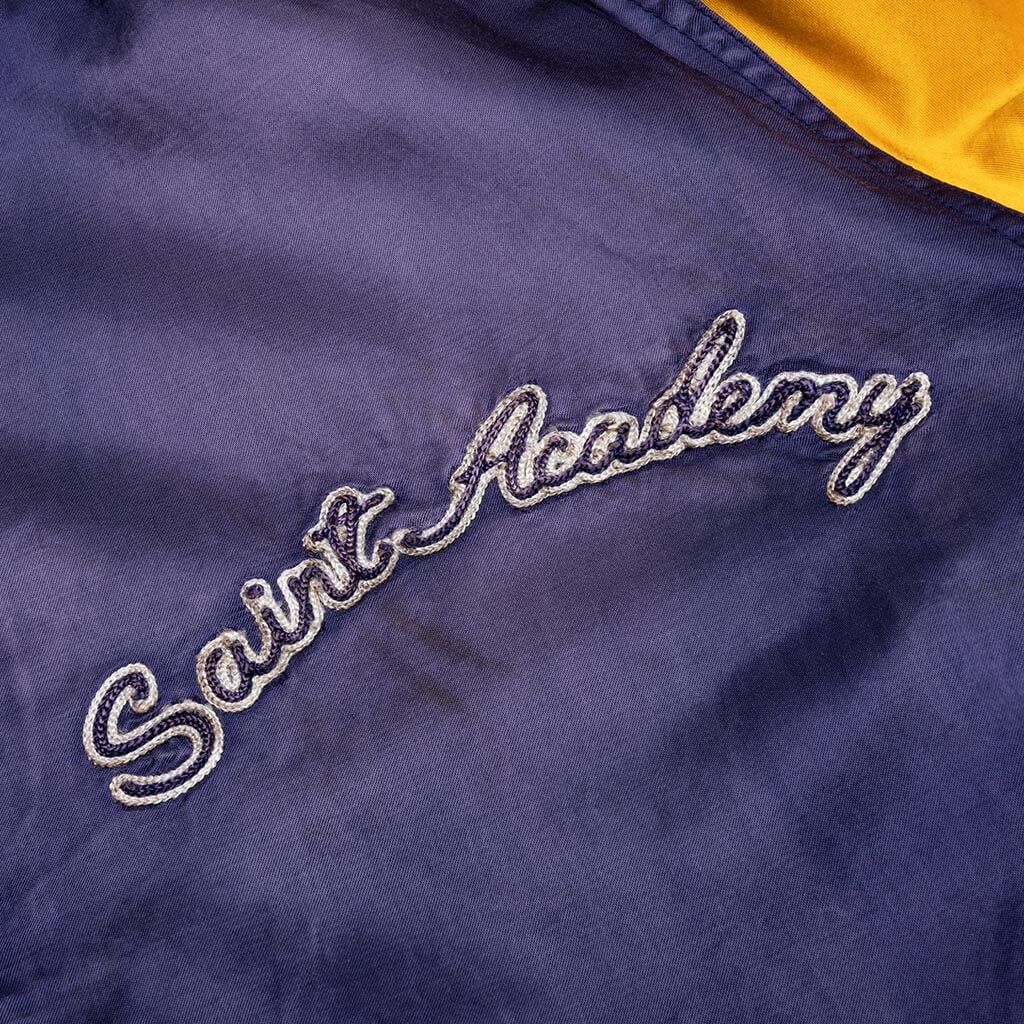 SAINT MICHAEL STADIUM JACKET - NAVY/YELLOW - 4