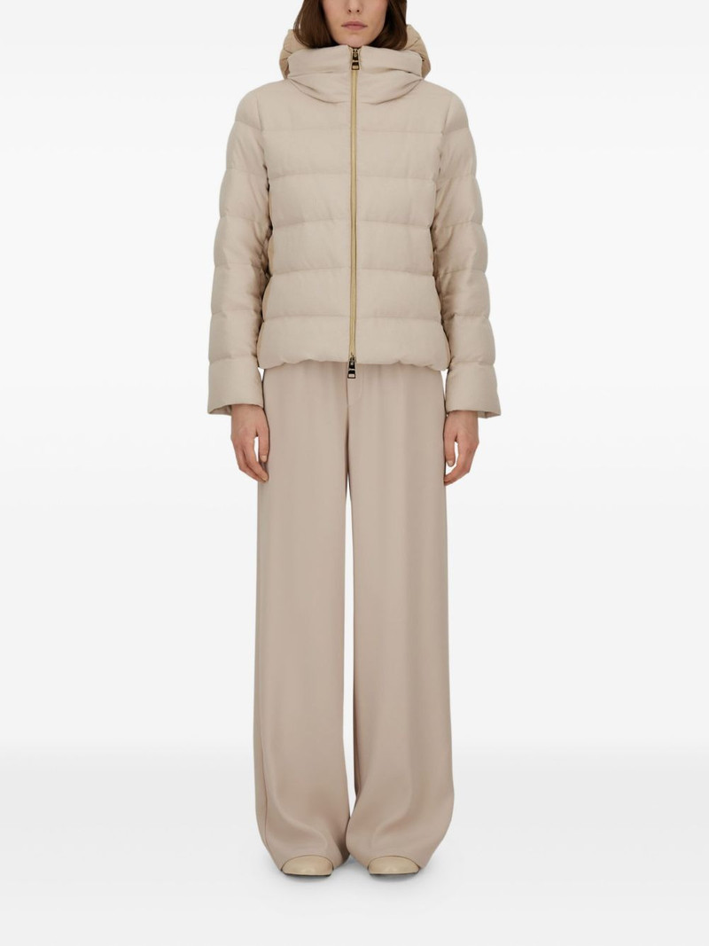 Herno hooded quilted jacket outlook