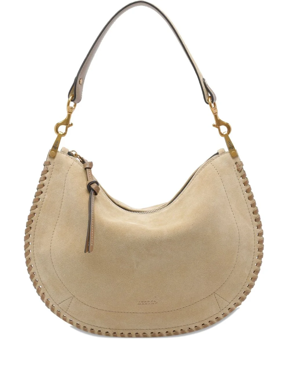 Oskan Soft suede zip-fastening shoulder bag - 1