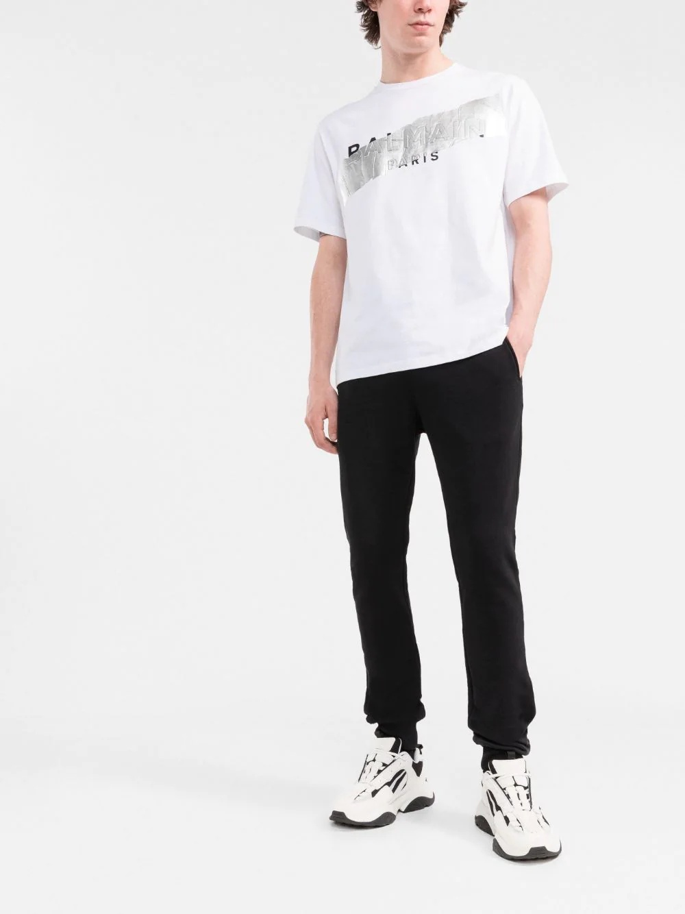 logo-tape track pants - 2