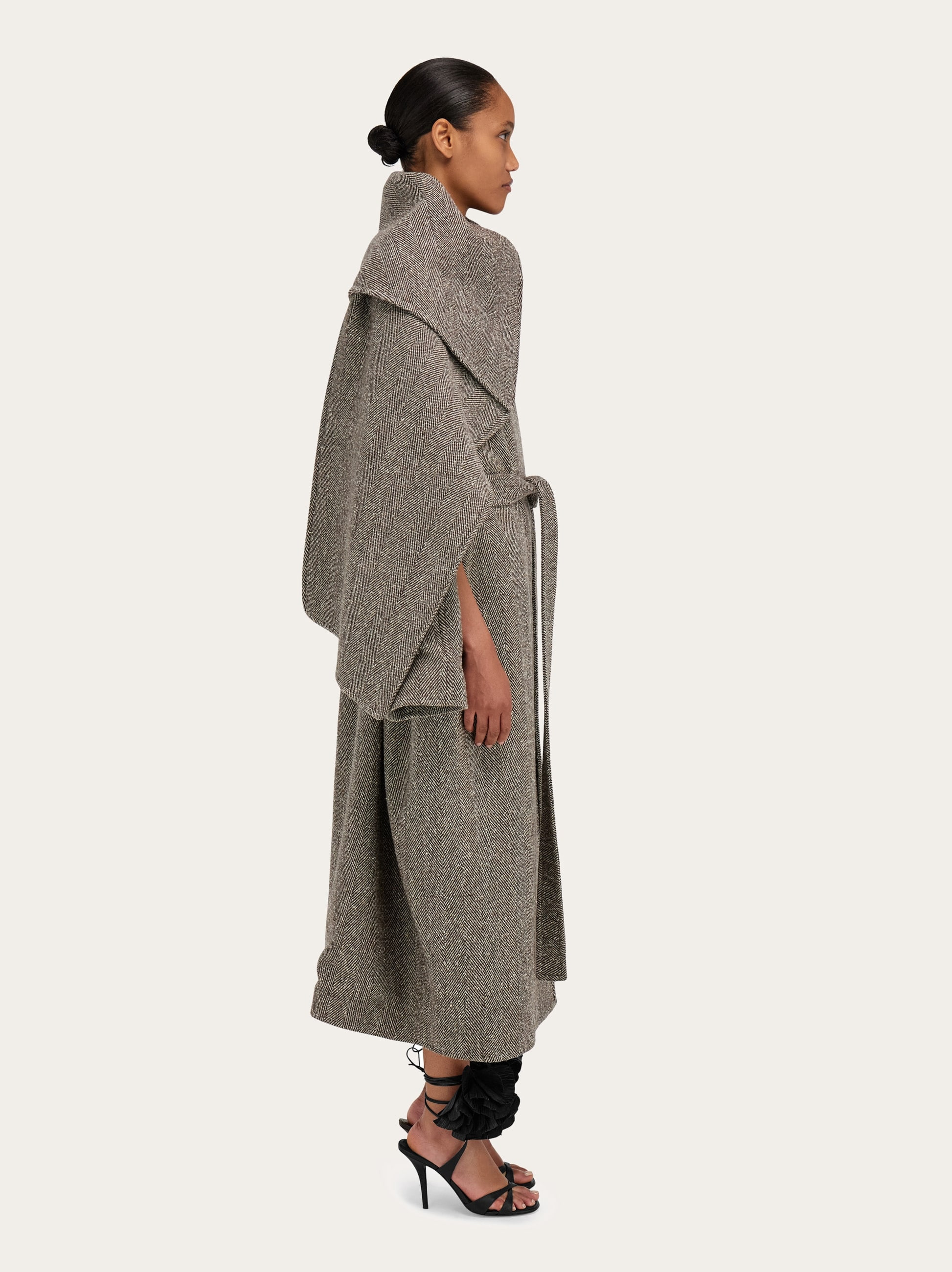 Oversize asymmetrical coat - 3