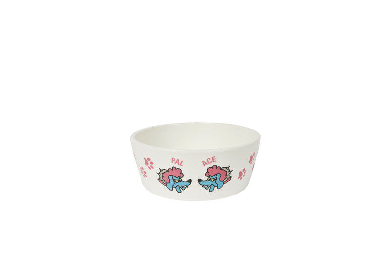 POODLE DOG BOWL WHITE 3