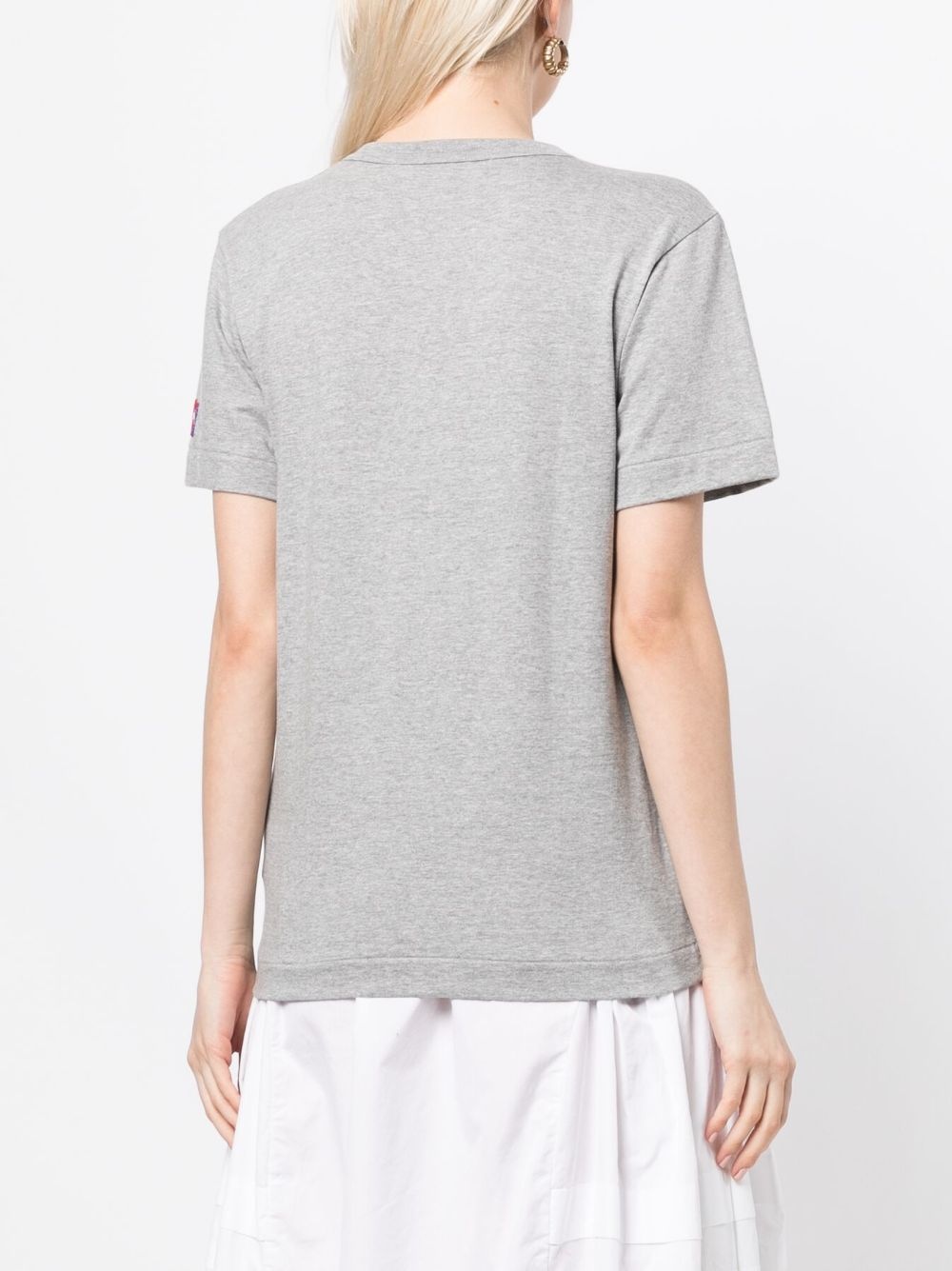 round-neck cotton T-shirt - 4