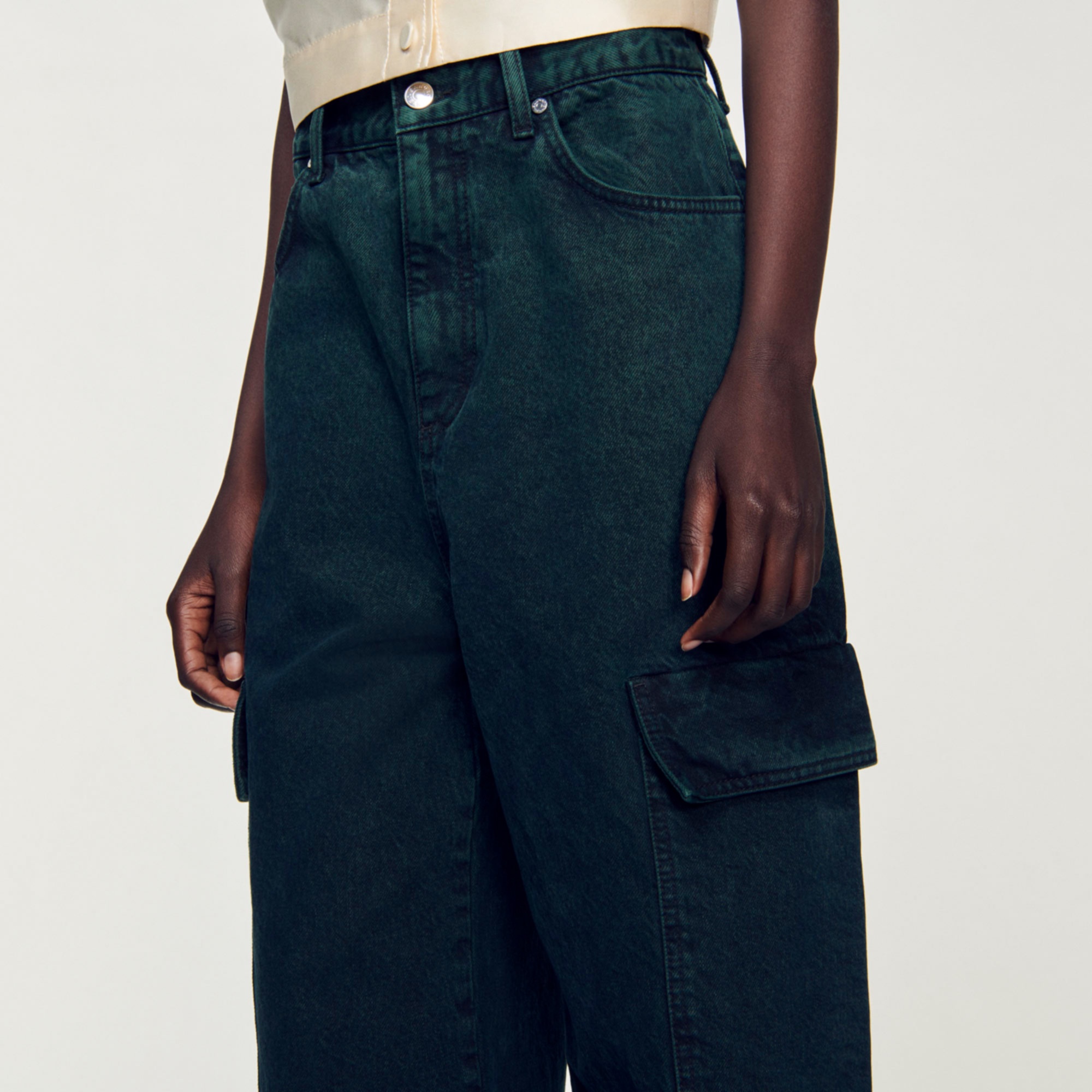 Oversized cargo jeans - 4
