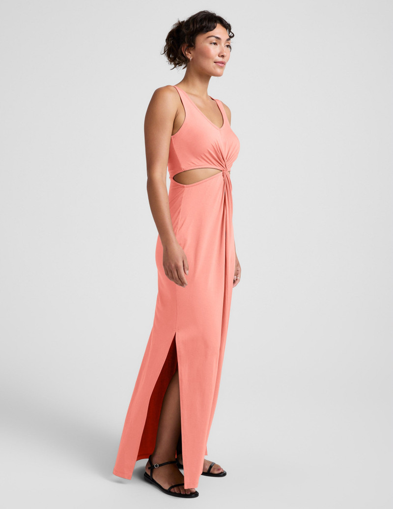 BEYOND YOGA Maxi Around The World Front Twist Dress outlook