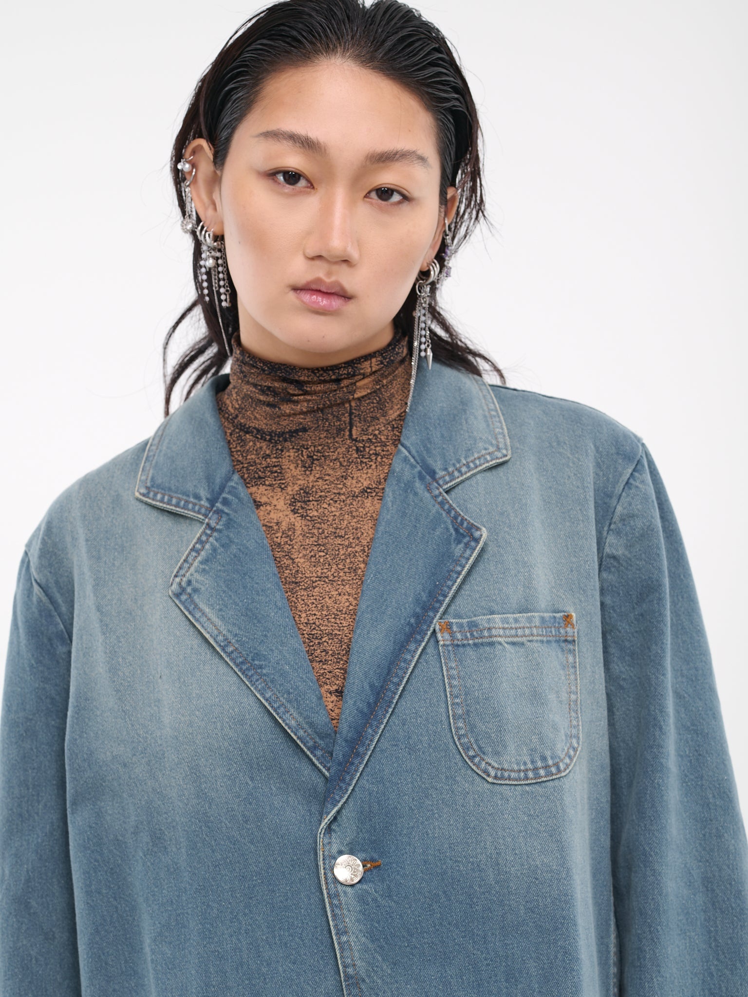 Denim Blazer - 4