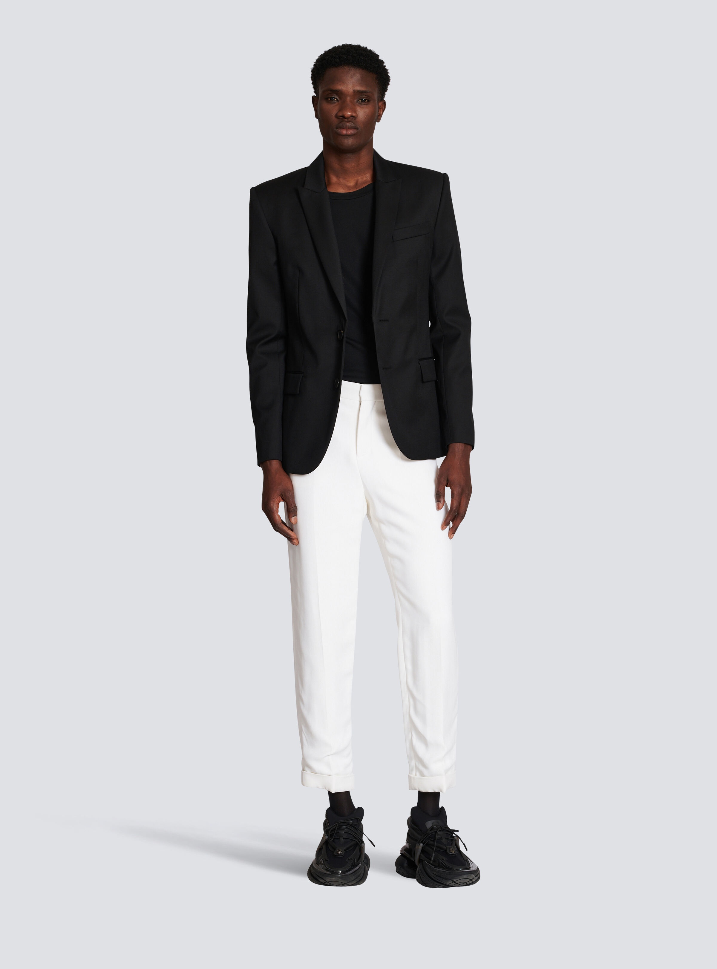 Two-button wool blazer - 2