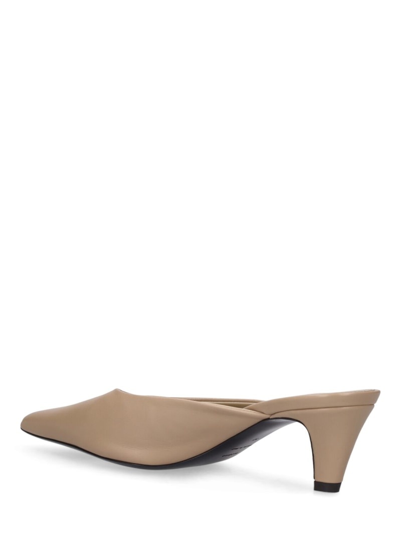 55mm The Leather mule pumps - 4