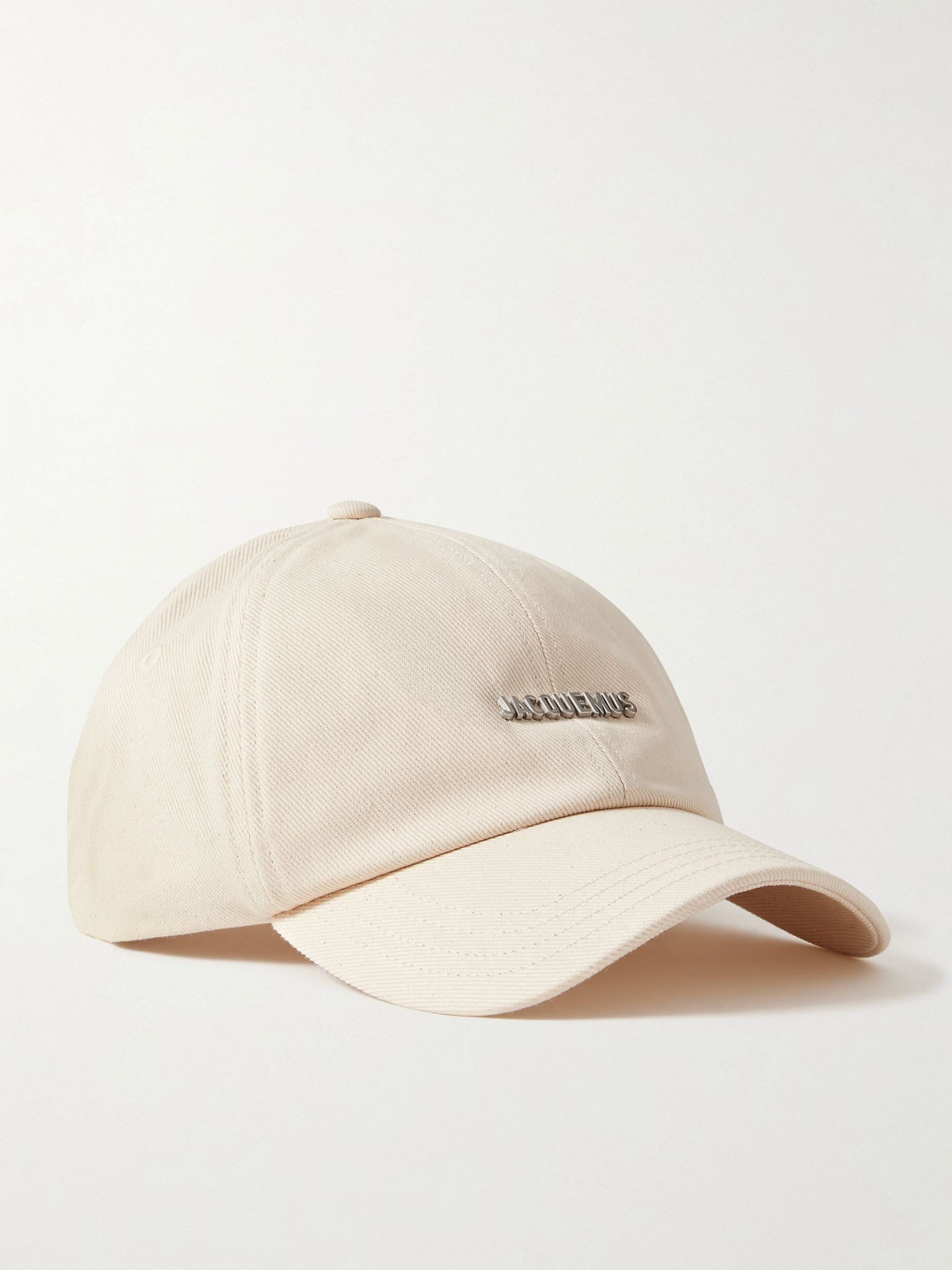Gadjo Logo-Embellished Cotton-Twill Baseball Cap Off-white - 1