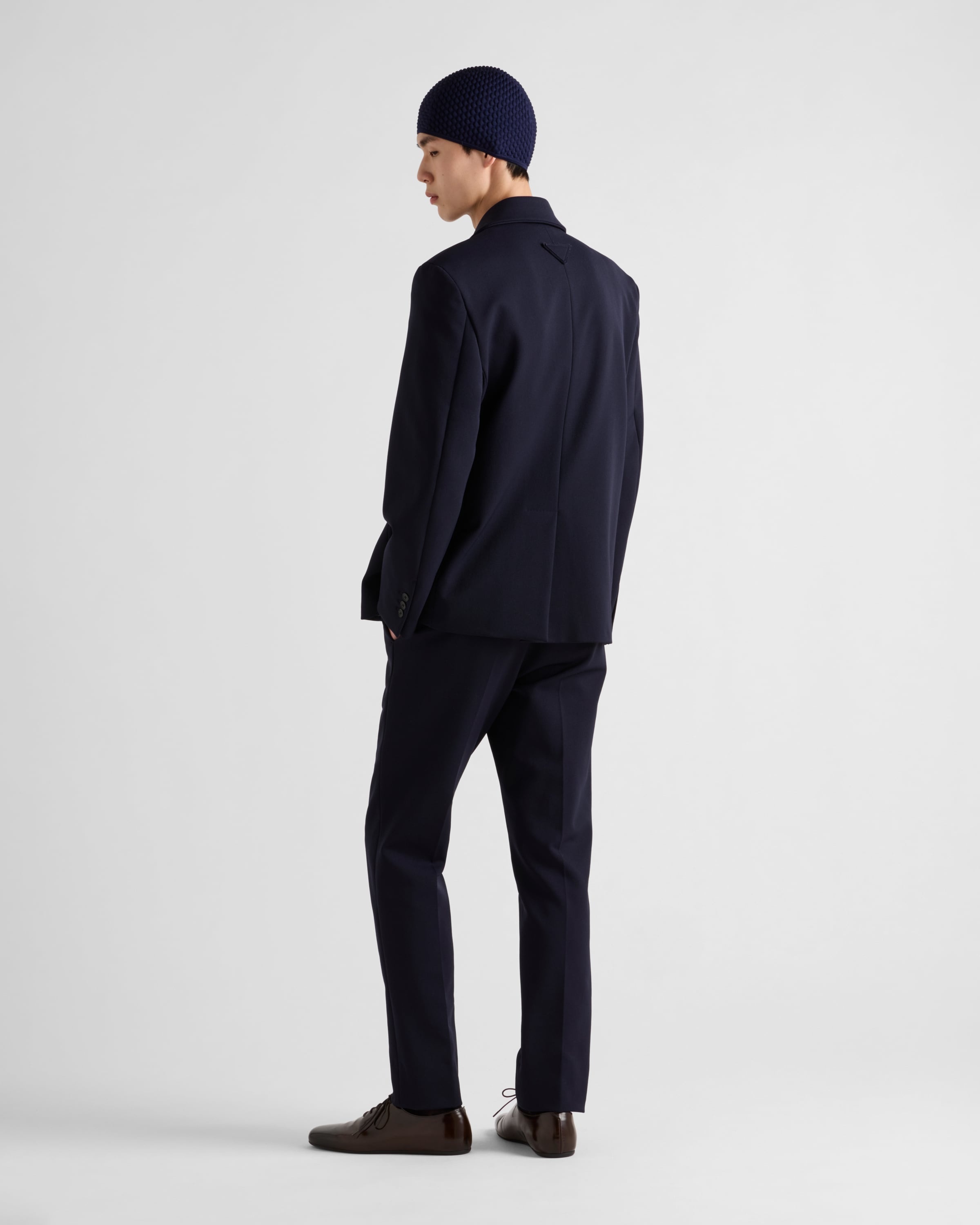 Single-breasted technical gabardine jacket - 5