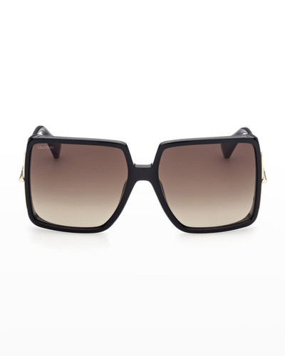 Max Mara Malibu Square Acetate Sunglasses outlook