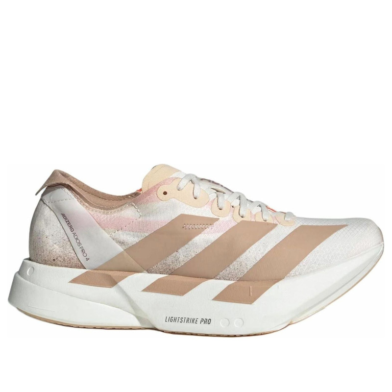 adidas (WMNS) adidas Adizero Adio Pro 4 'Chalk White Warm Sandstone' JR6359 outlook