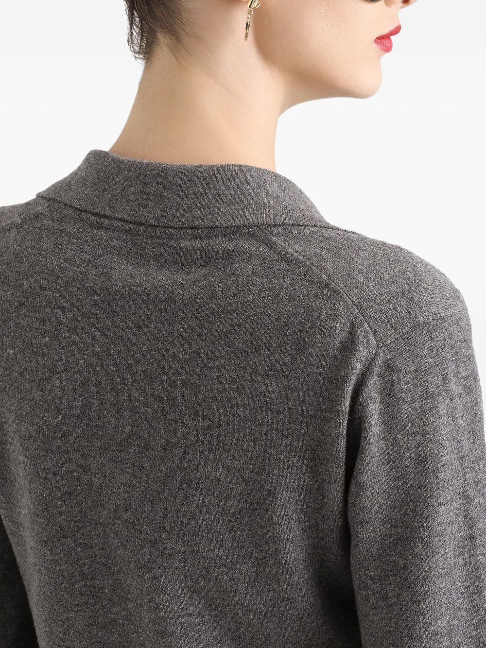 cashmere cropped top - 4