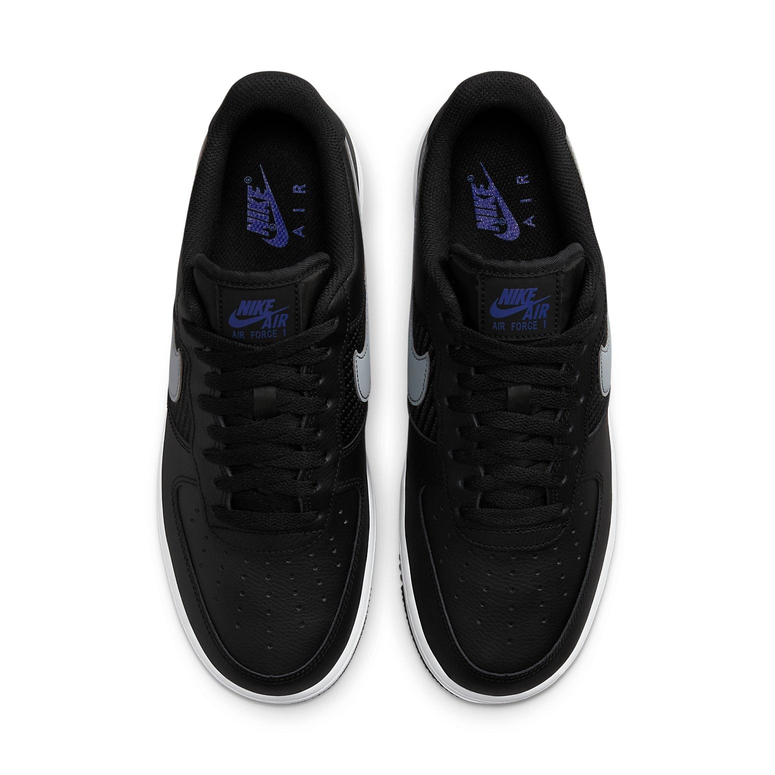 Nike Air Force 1 Low '07 'Double Swoosh Black Racer Blue' FD0666-001 - 4