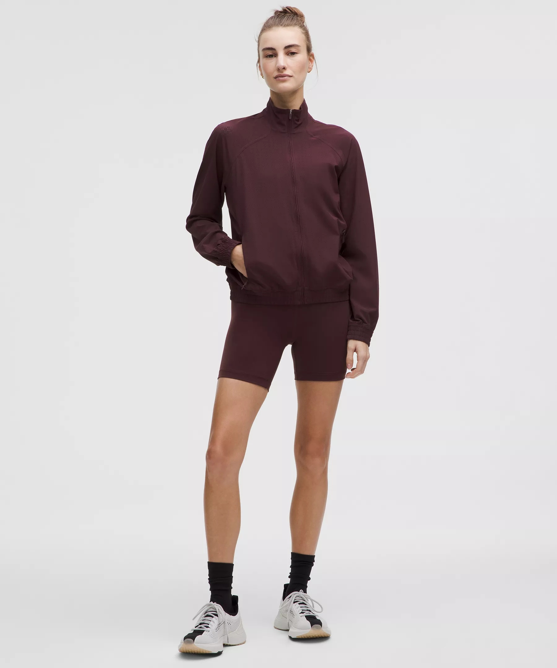 Adapted State Perforated Track Jacket - 2