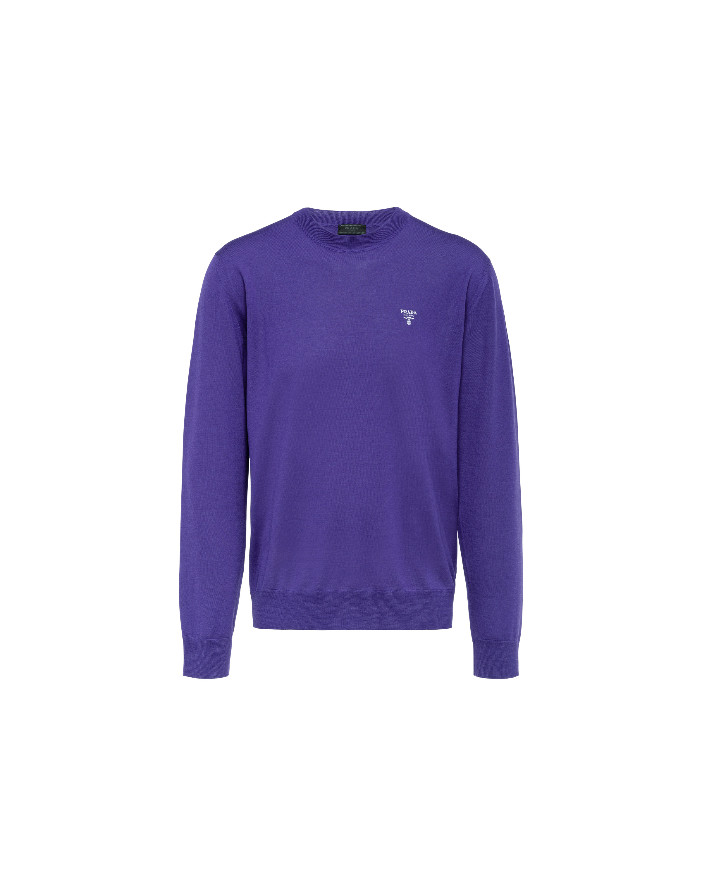 Superfine wool crew-neck sweater - 1