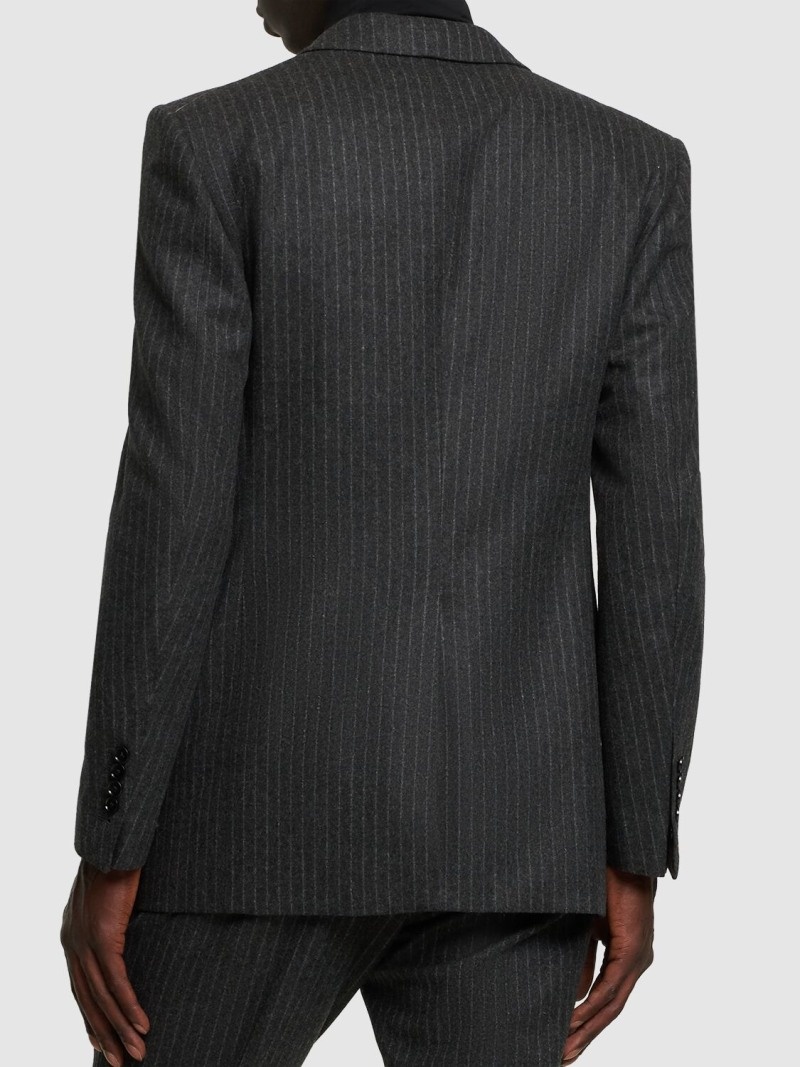 Atticus pinstriped wool flannel suit - 3
