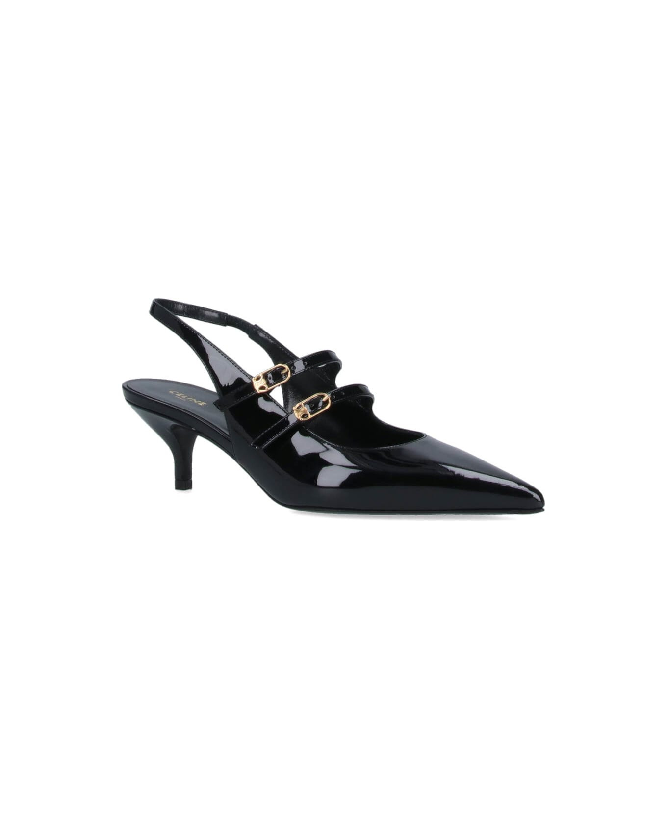 Mary Jane Slingback Pumps - 2