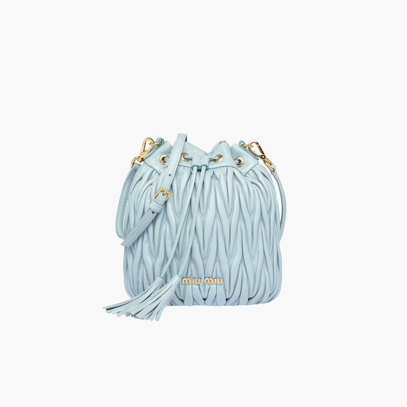 Matelassé nappa leather bucket bag - 2