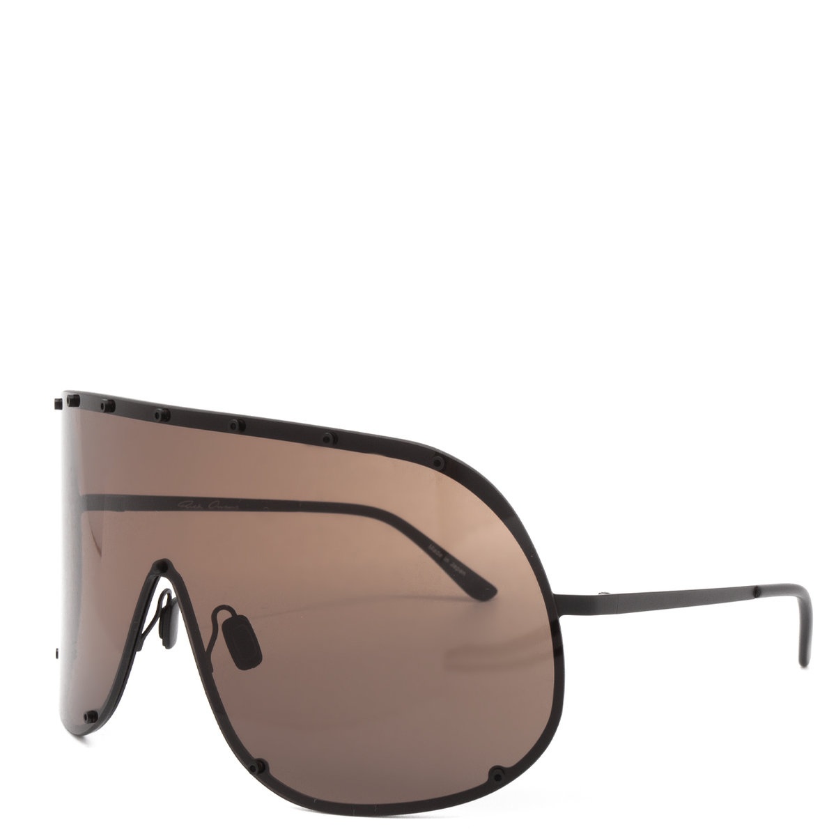 Brown Lens Shield Sunglasses in Brown - 2