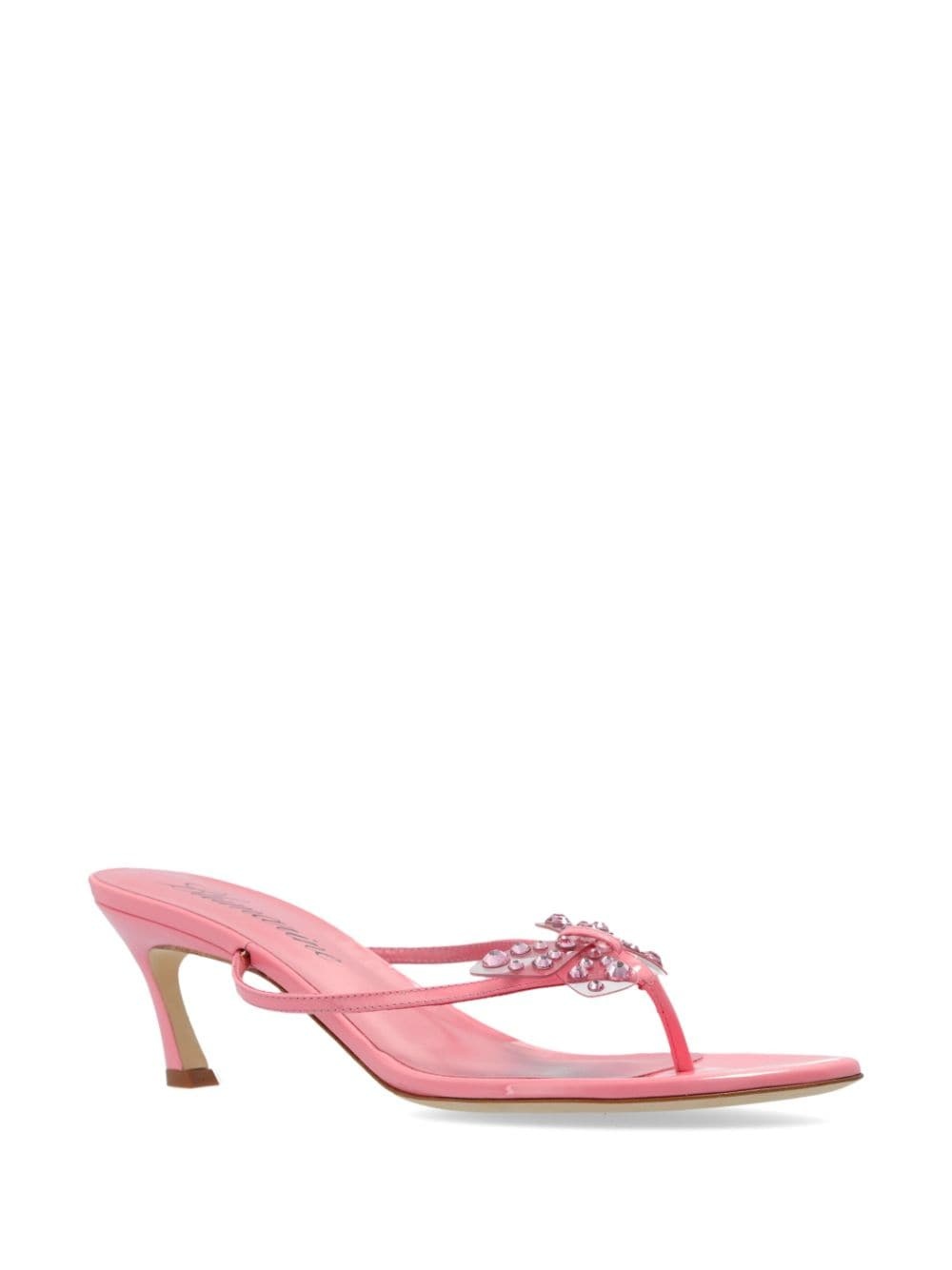 70mm butterfly thong sandals - 2