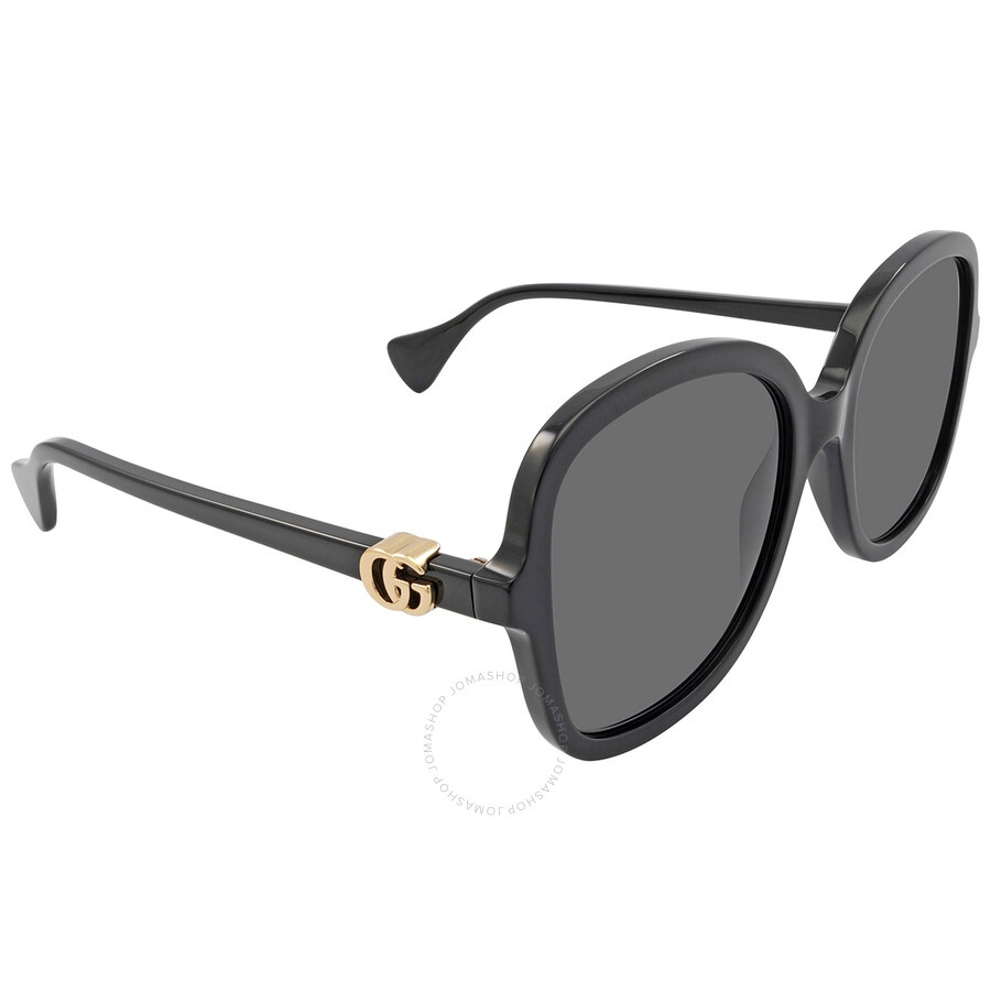 Gucci Polarized Grey Butterfly Ladies Sunglasses GG1178S 001 56 - 3