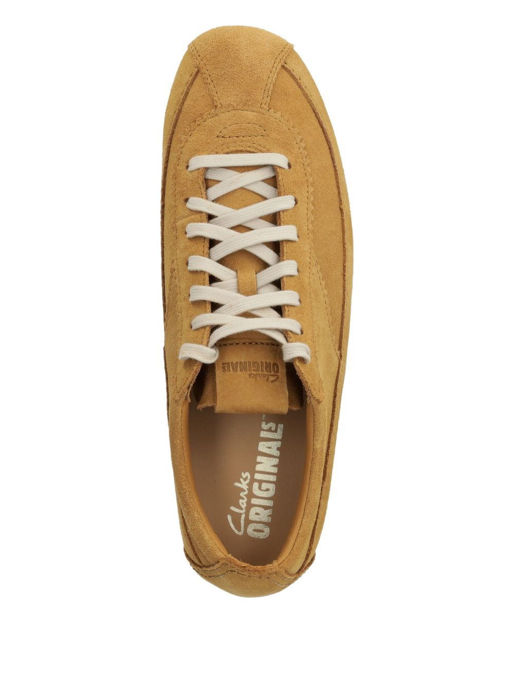 topstitched lace-up sneakers - 3