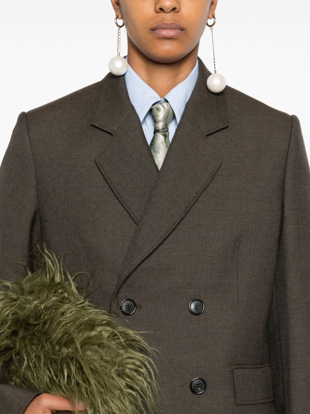 VIP【送料関税込】LOEWE WOOL DOUBLE-BREASTED JACKET LOEWE - Wool double-breasted jacket | Leam Roma - Luxury