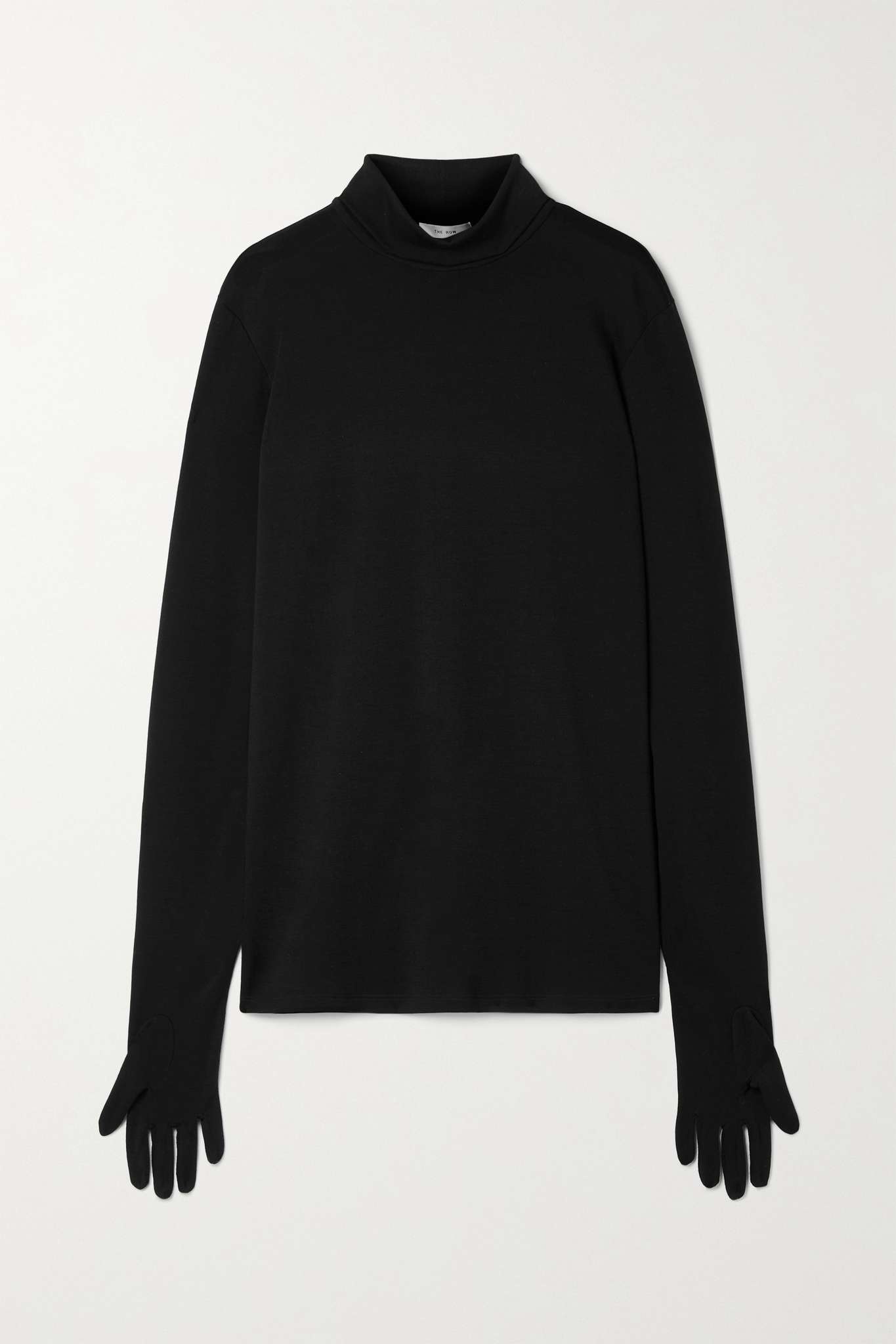Aino wool-blend turtleneck top - 1