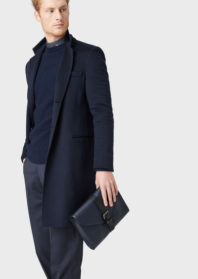 GIORGIO ARMANI Long cashmere coat outlook