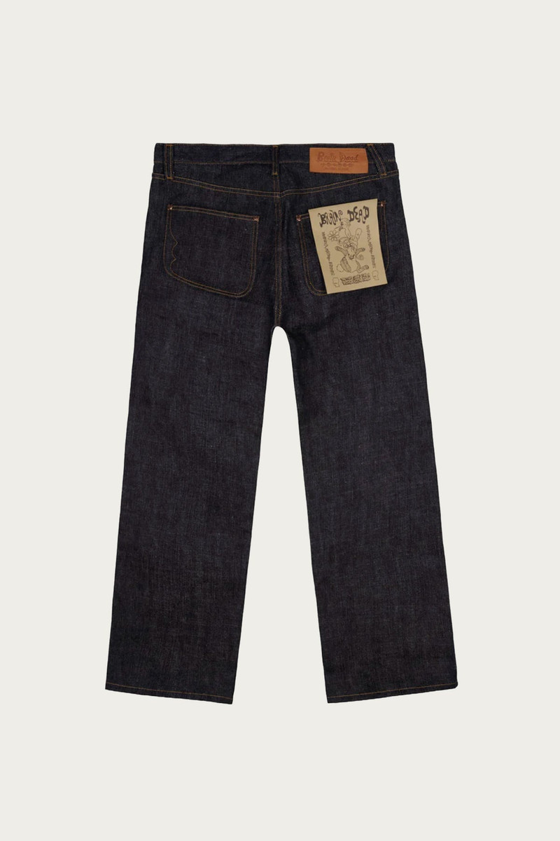 BRAIN DEAD Type 00 15oz Denim Selvedge Pant - Indigo outlook