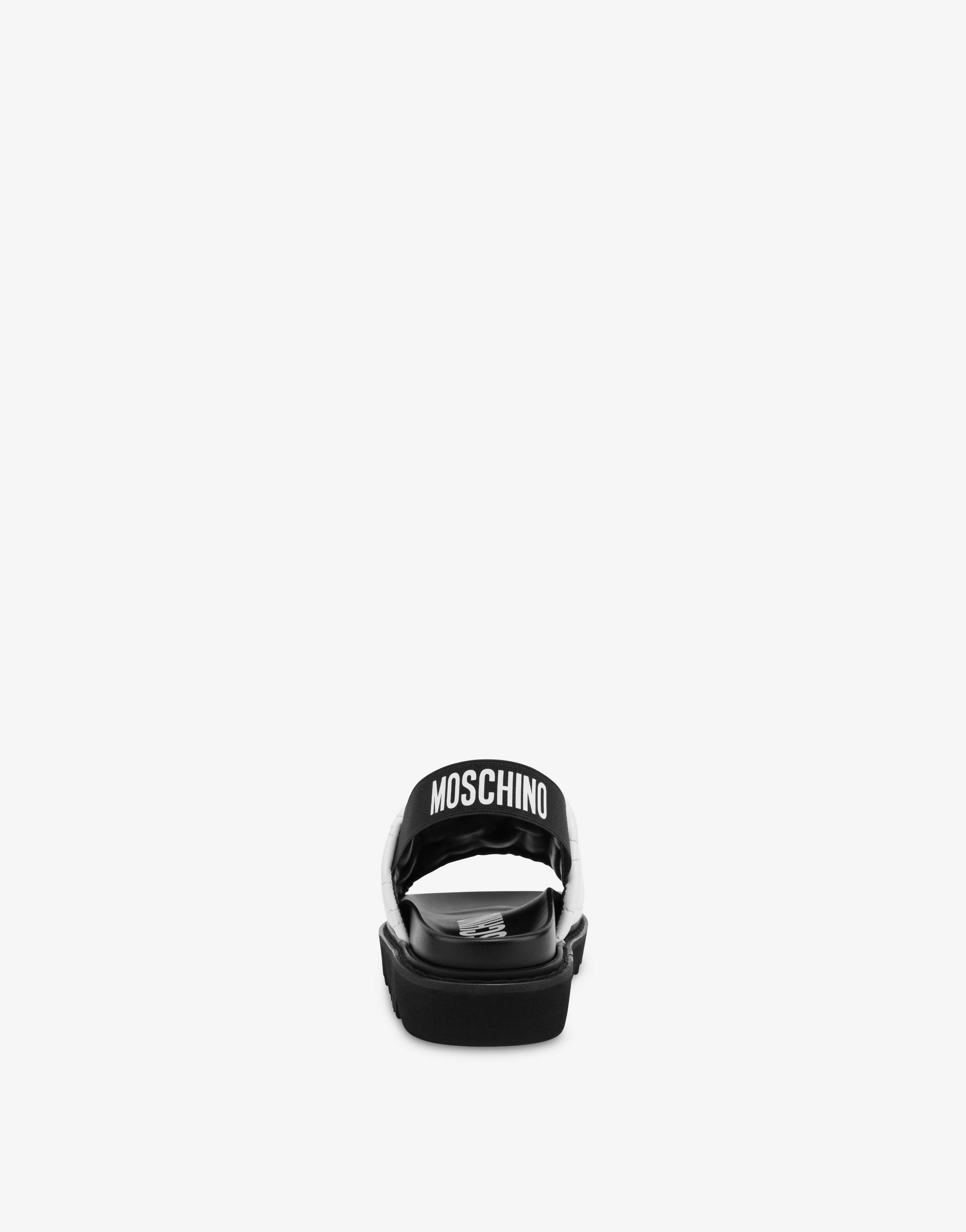 M QUILTED NAPPA LEATHER SANDALS - 3