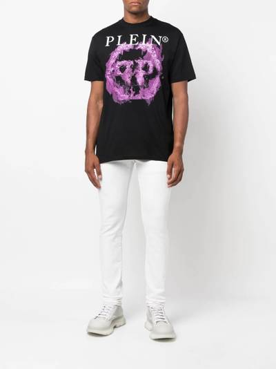 PHILIPP PLEIN logo-print short-sleeve T-shirt outlook