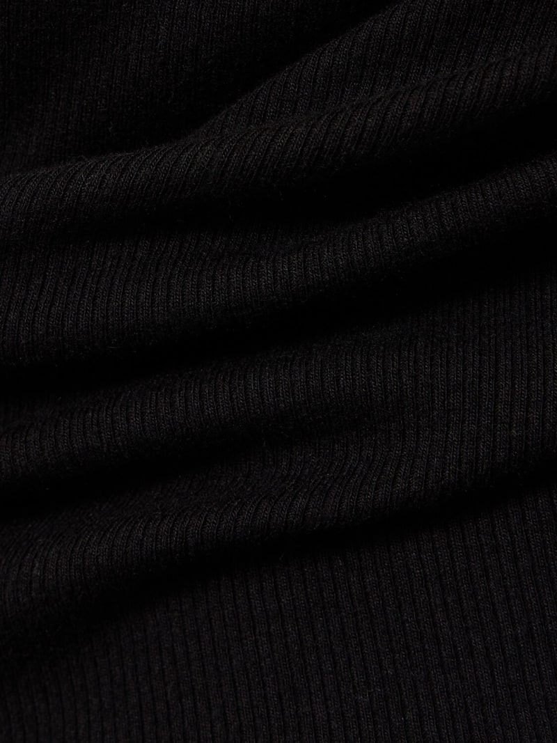 Long sleeve fitted cotton t-shirt - 4