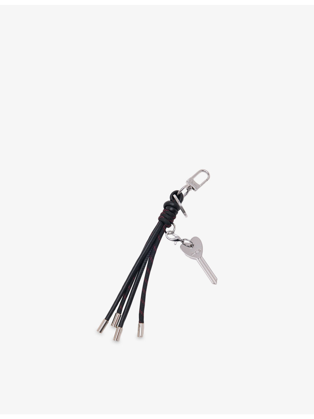 Embellished Leather Keyring Charm - 3
