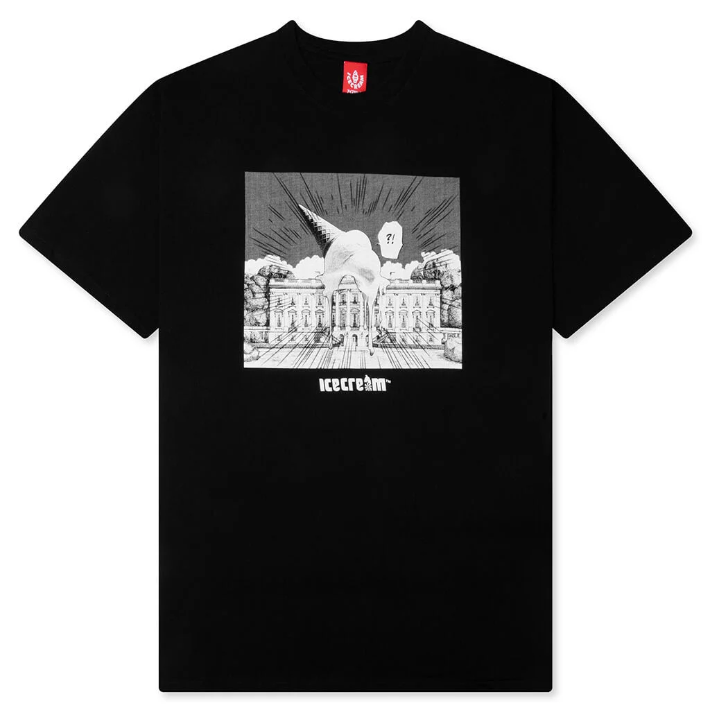 DROP S/S TEE - BLACK - 1