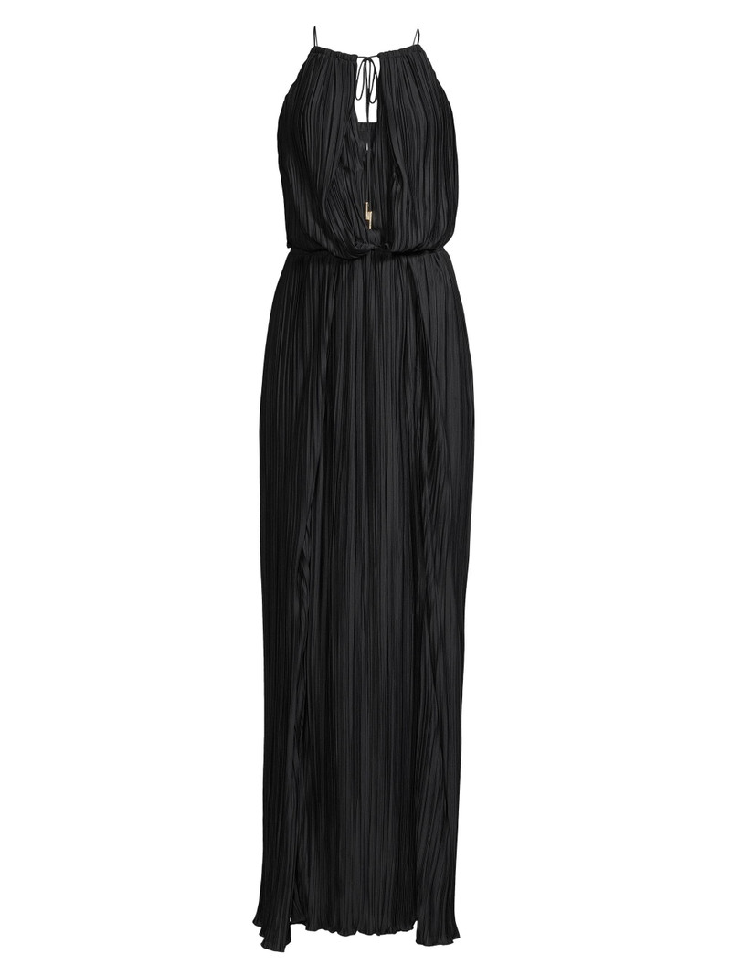 Women's Adeline Pleated Maxi Dress - Midnight 1