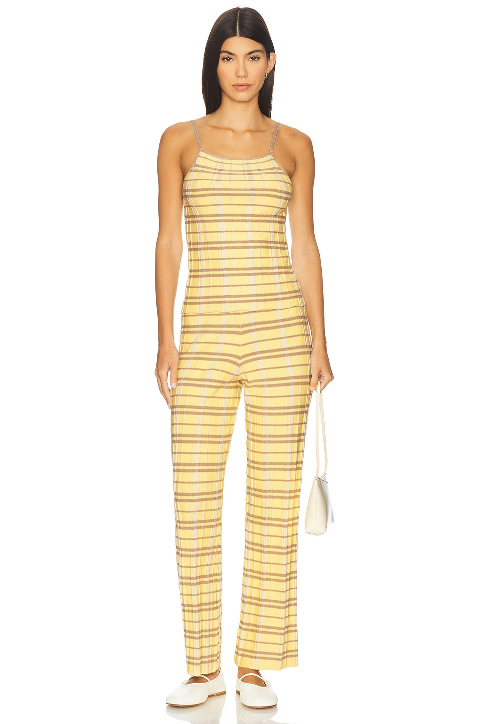 Plaid Flare Pant - 5