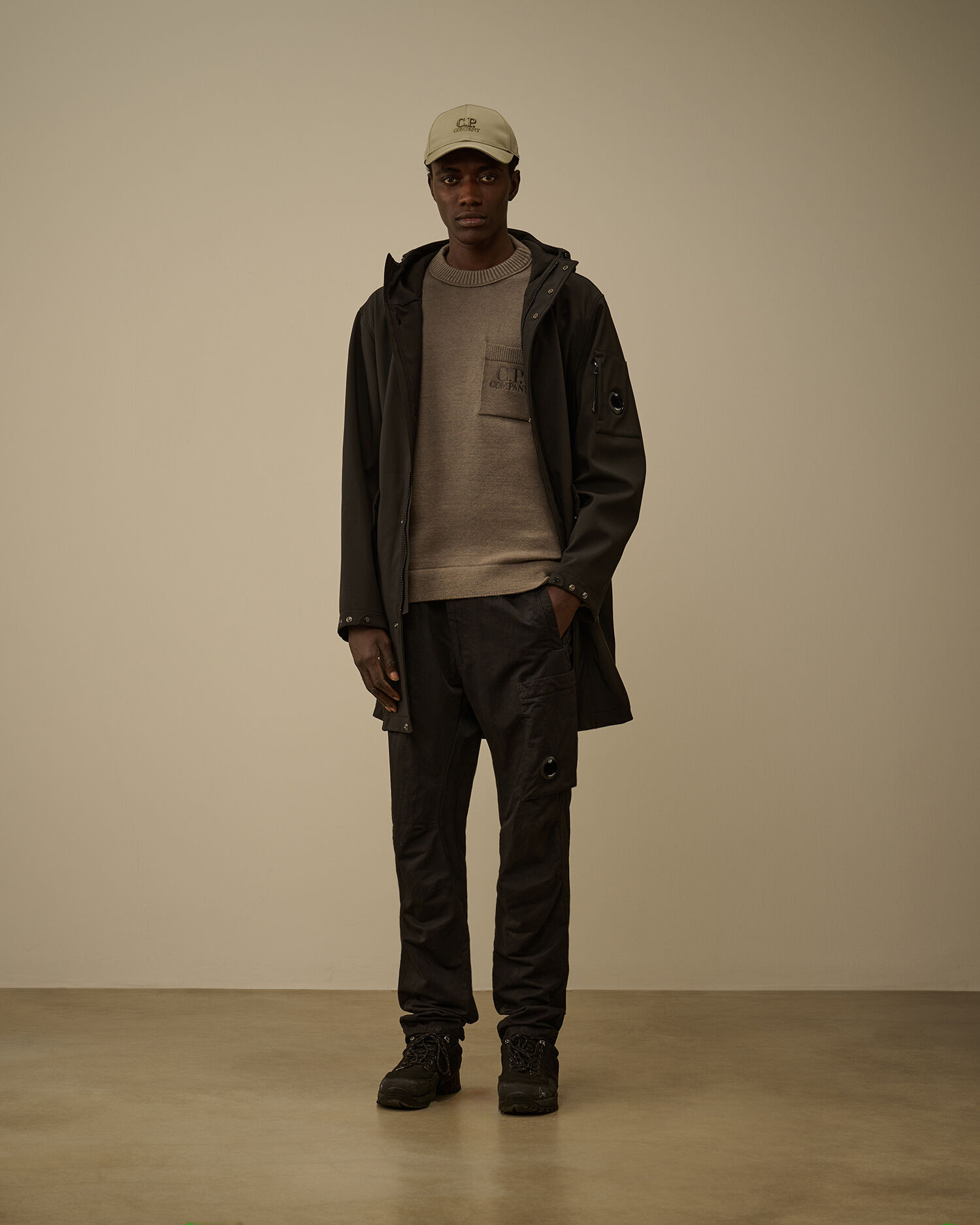 Diagonal Flatt Nylon Regular Cargo Pants - 2