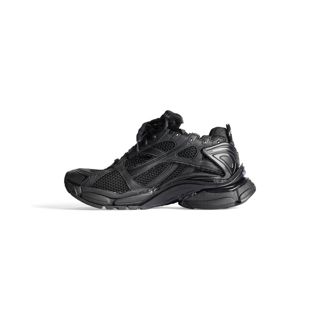 Men's Runner Sneaker in Black - 4