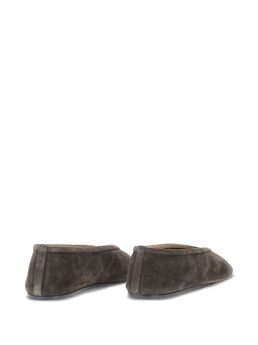 pointed-toe suede flats - 3