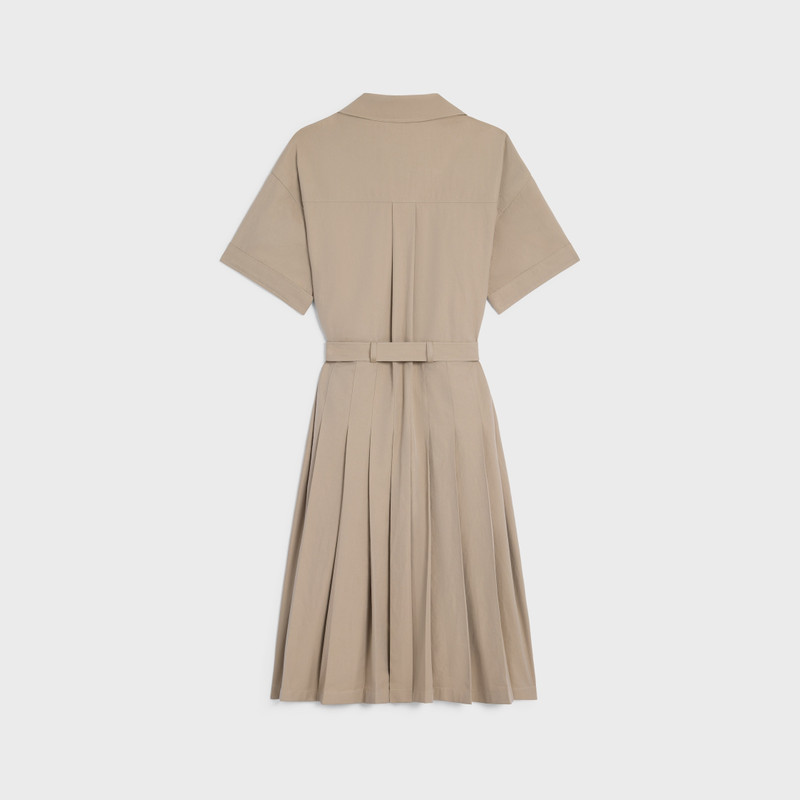 CELINE saharienne dress IN cotton gabardine outlook