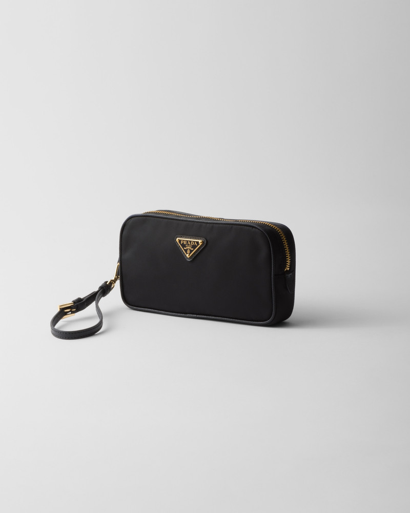 Prada Prada Re-Edition 1978 Re-Nylon and Saffiano leather pouch outlook