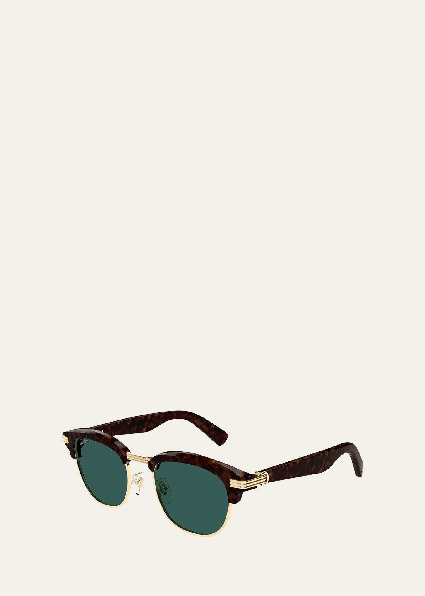 Men's Round Two-Tone Sunglasses - 2