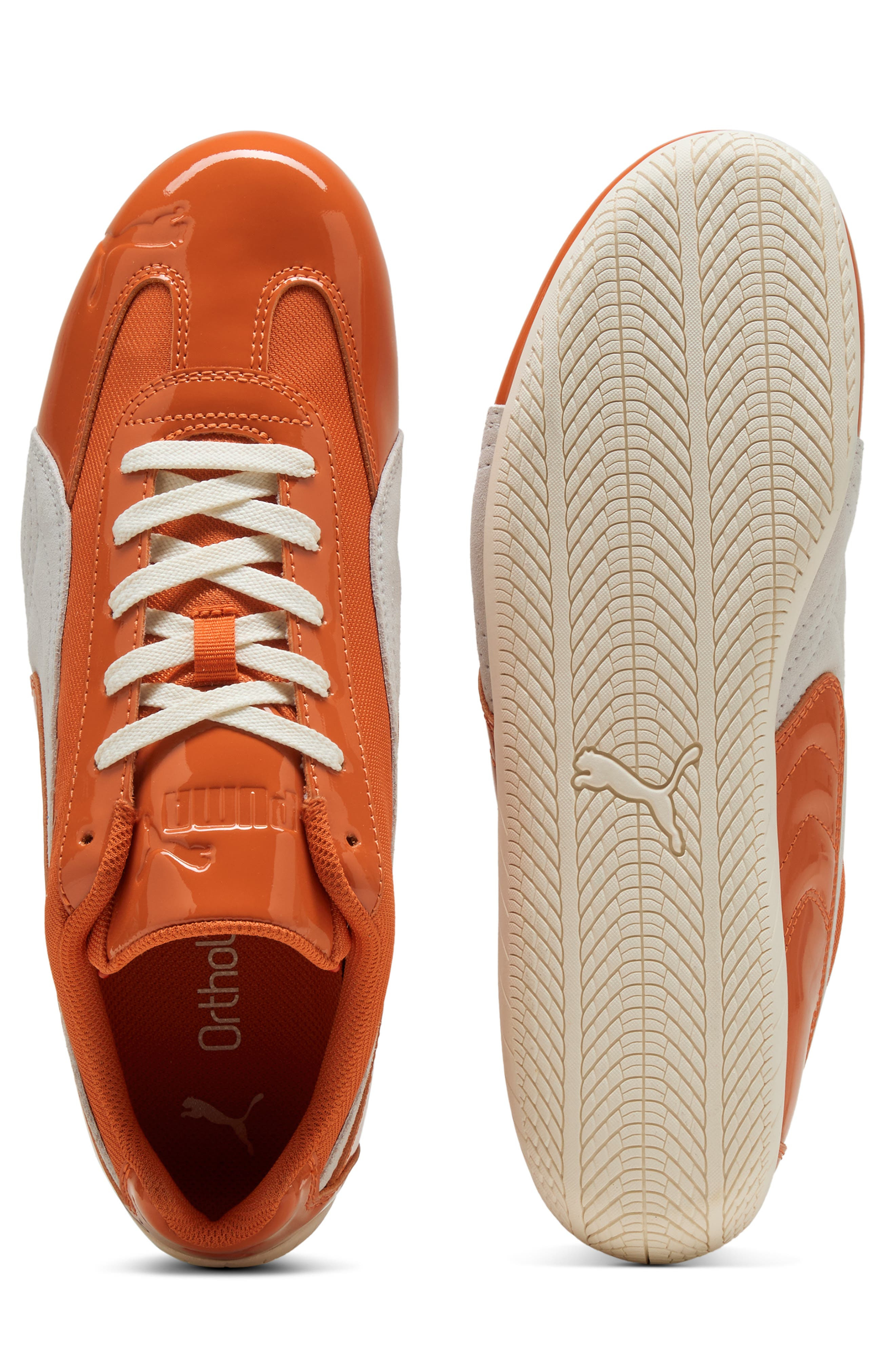 PUMA Speedcat Patent Sneaker in Amarena/Feather Gray at Nordstrom - 4
