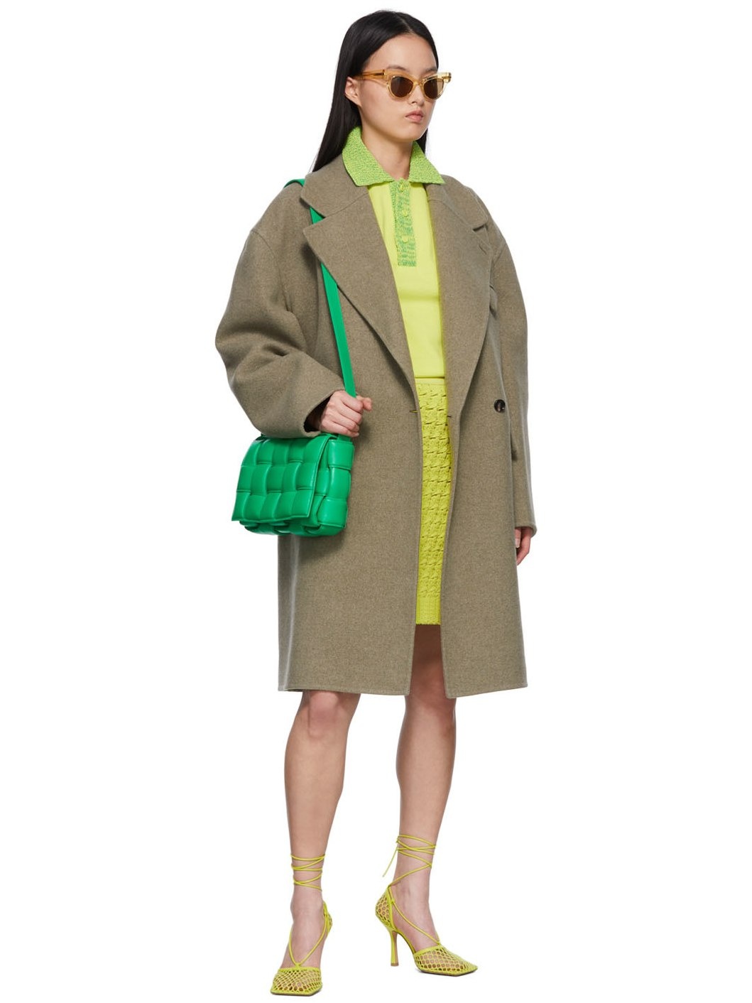 Green Padded Cassette Shoulder Bag - 5